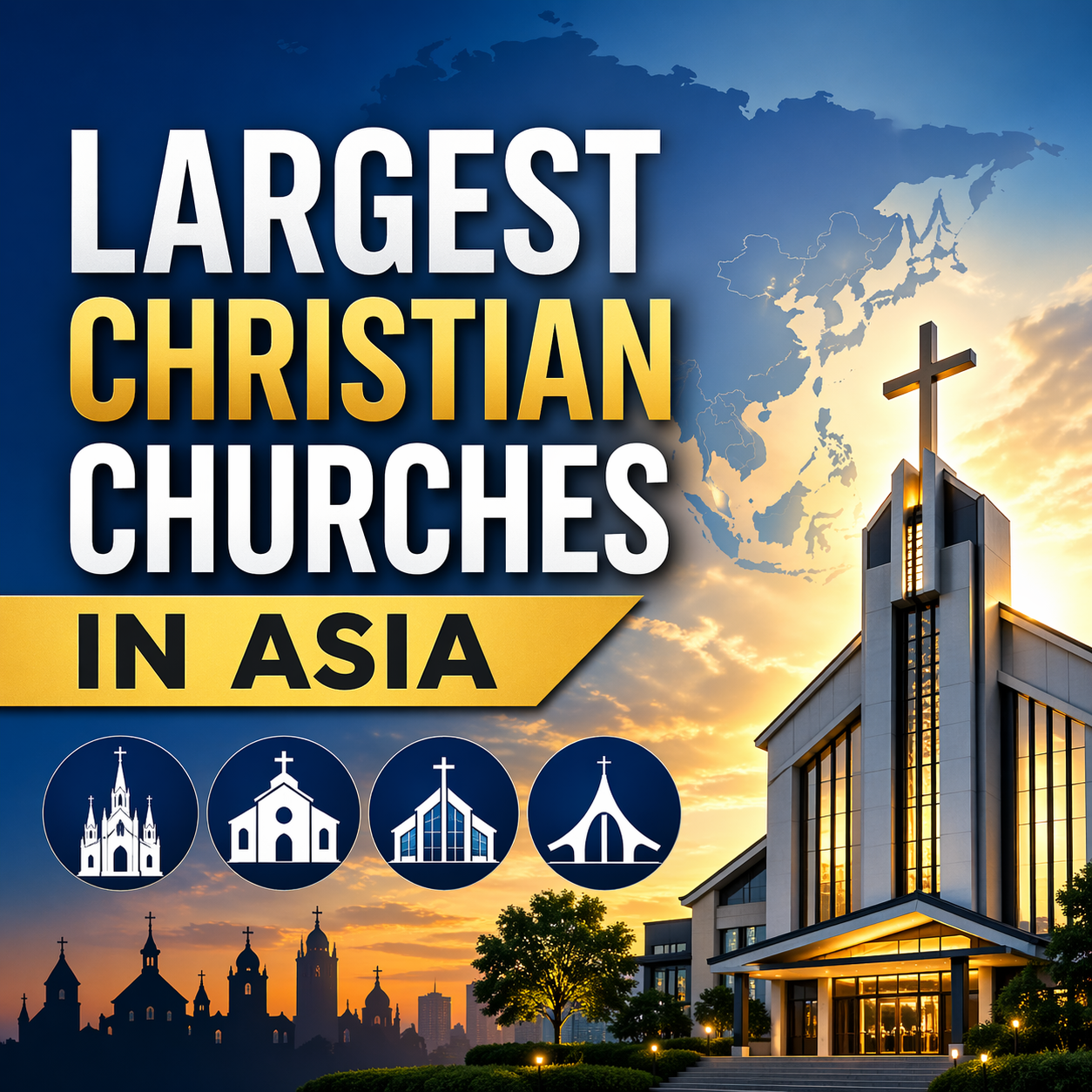 Largest Christian churches in Asia